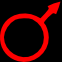 Astrologick symbol Marsu